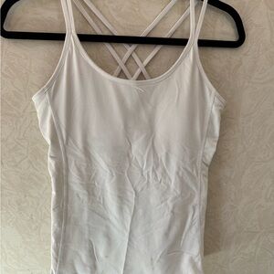 White Women's Strappy Top